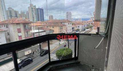 Apartamento para alugar, 160 m² por R$ 7.400,01/mês - Embaré - Santos/SP