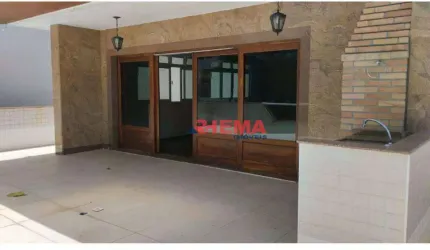 Casa com 4 dormitórios para alugar, 215 m² por R$ 6.907,46/mês - Ponta da Praia - Santos/SP
