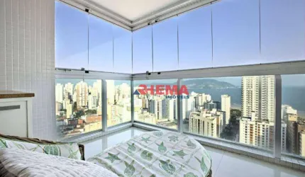 Apartamento para alugar, 160 m² por R$ 17.050,00/mês - Boqueirão - Santos/SP