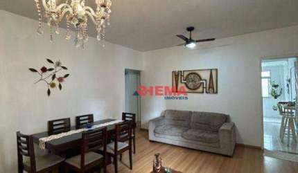 Apartamento com 2 dormitórios à venda, 116 m² por R$ 640.000,00 - Embaré - Santos/SP