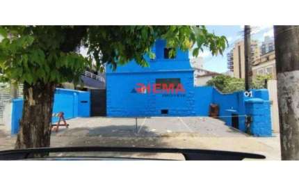 Sobrado com 4 dormitórios para alugar, 540 m² por R$ 40.000,02/mês - Gonzaga - Santos/SP