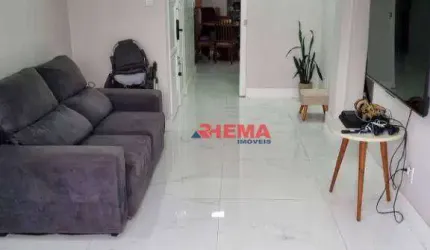 Apartamento com 2 dormitórios à venda, 87 m² por R$ 852.000,00 - Boqueirão - Santos/SP