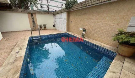 Casa com 3 dormitórios para alugar, 100 m² por R$ 7.800,00/mês - Aparecida - Santos/SP
