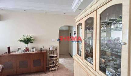 Apartamento com 2 dormitórios à venda, 80 m² por R$ 580.000,00 - Pompéia - Santos/SP