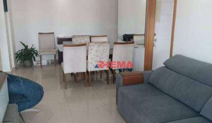 Apartamento com 2 dormitórios à venda, 81 m² por R$ 820.000,00 - Campo Grande - Santos/SP