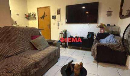 Apartamento com 2 dormitórios para alugar, 58 m² por R$ 3.635,01/mês - Macuco - Santos/SP