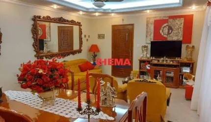 Apartamento com 3 dormitórios à venda, 195 m² por R$ 715.000,00 - Embaré - Santos/SP