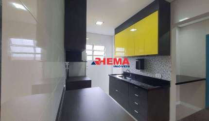 Apartamento com 2 dormitórios à venda, 52 m² por R$ 340.000,00 - Aparecida - Santos/SP