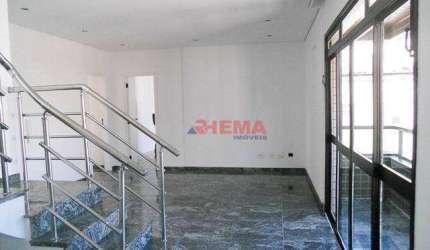 Cobertura com 3 dormitórios à venda, 210 m² por R$ 2.650.000,00 - Aparecida - Santos/SP