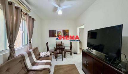 Apartamento com 2 dormitórios à venda, 73 m² por R$ 408.000,00 - Embaré - Santos/SP