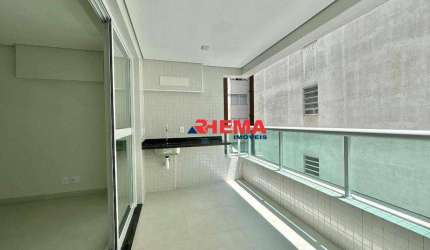 Apartamento com 2 dormitórios à venda, 76 m² por R$ 860.000,00 - Embaré - Santos/SP
