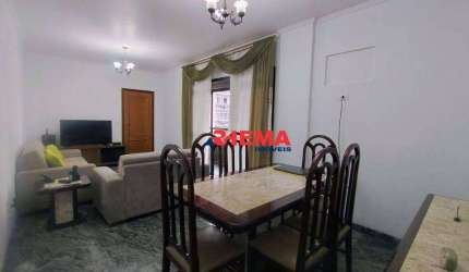 Apartamento com 3 dormitórios à venda, 111 m² por R$ 1.800.000,00 - Aparecida - Santos/SP