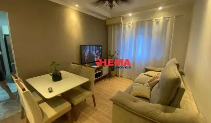 Apartamento com 2 dormitórios à venda, 67 m² por R$ 375.000,00 - José Menino - Santos/SP