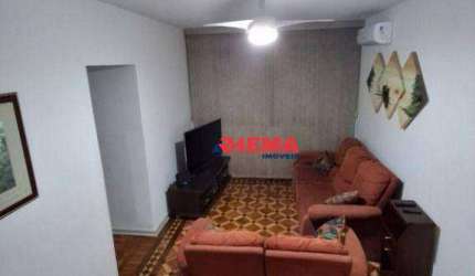 Apartamento com 2 dormitórios à venda, 67 m² por R$ 350.000,00 - Embaré - Santos/SP