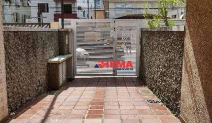 Sobrado com 3 dormitórios para alugar, 165 m² por R$ 4.200,01/mês - Embaré - Santos/SP