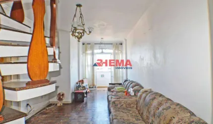 Cobertura com 3 dormitórios à venda, 200 m² por R$ 650.000,00 - Aparecida - Santos/SP