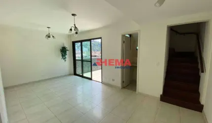 Cobertura com 2 dormitórios à venda, 108 m² por R$ 1.300.000,00 - Pompéia - Santos/SP