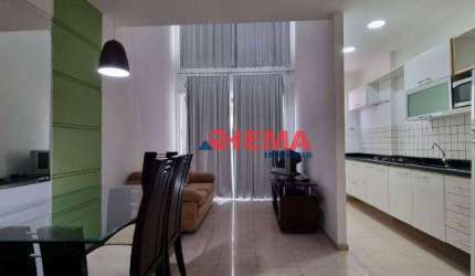 Loft com 1 dormitório à venda, 68 m² por R$ 586.000,00 - Gonzaga - Santos/SP