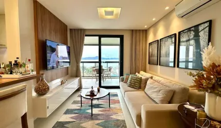 Lindo apartamento 2 suítes na Beira-mar de São José!
