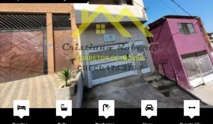 Casa para Venda em Guarulhos, Recreio São Jorge, 4 dormitórios, 1 suíte, 4 banheiros, 1 vaga