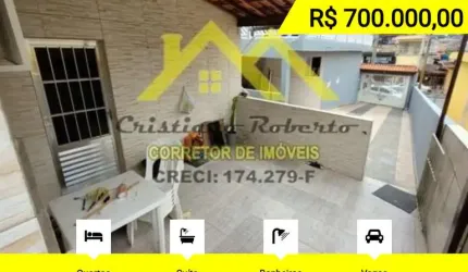 Casa para Venda em Guarulhos, Jardim Bela Vista, 3 dormitórios, 1 suíte, 5 banheiros, 5 vagas