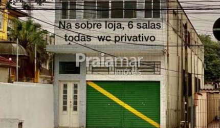 Loja Comercial/ 550 m²/ Vila Mathias - Santos/SP.