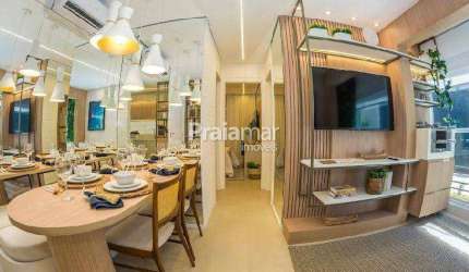 Apartamento  02 Dorm | 38m²  | Sala dois ambiente | Garagem para Moto| Catiapoã - São Vicente.