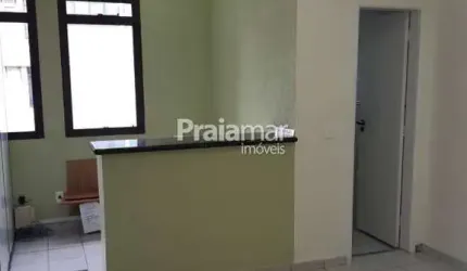 SALA COMERCIAL | 03 SALAS | 01 LAVABO | 85M² | 01 VAGA DE GARAGEM | GONZAGA - SANTOS.