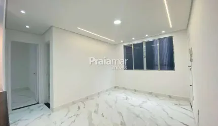 APARTAMENTO TODO REFORMADO EM PORCELANATO COM 02 DORMITORIOS