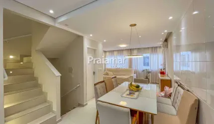 EXCELENTE TRIPLEX, COM 03 DORMITÓRIOS, 01 SUITE EM CONDOMINIO FECHADO.
