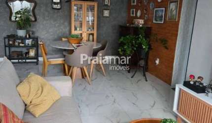 APARTAMENTO 02 DORM REFORMADO  I SALA I 01 VAGA DEMARCADA  I 67m2 I  MARAPÉ I SANTOS