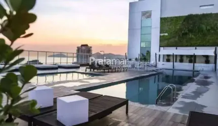 APTO ALTO PADRÃO | 1 DORMI | 2 W.C | VARANDA GOURMET | SPA | INTERNET INCLUSA | GONZAGA | SANTOS