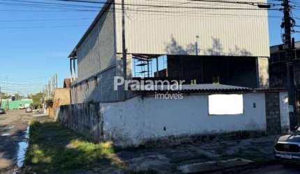 GALPÃO | MEZANINO 80M² | 450M² TERRENO | CIDADE NAUTICA - SÃO VICENTE.