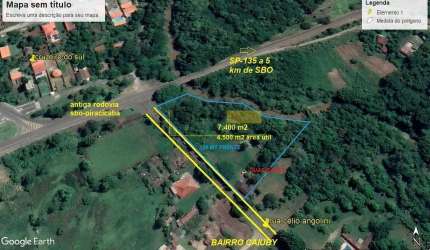 Chácara com 4 quartos, 7400 m² - venda por R$ 1.080.000 ou aluguel por R$ 2.500/mês - Chácara Recre