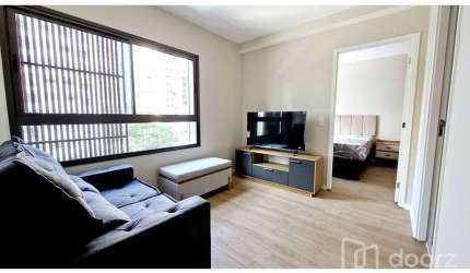 Apartamento com 1 quarto à venda na Rua Pássaros e Flores, 188, Jardim das Acacias, São Paulo, 39 m2 por R$ 530.000