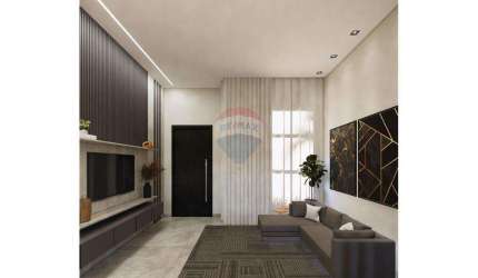 Casa térrea com 3 suítes Cozinha Lavabo, Piscina, área de lazer.