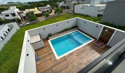 Casa em condomínio fechado com 3 quartos à venda no Água Branca, Piracicaba  por R$ 990.000