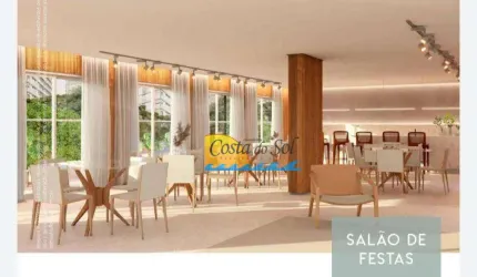 Apartamento com 1 dormitório à venda, 55 m² por R$ 355.000,00 - Aviação - Praia Grande/SP