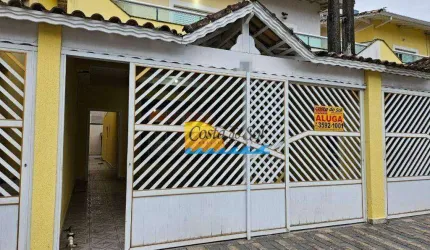 Casa com 3 dormitórios para alugar, 151 m² por R$ 5.000,00 - Vila Guilhermina - Praia Grande/SP