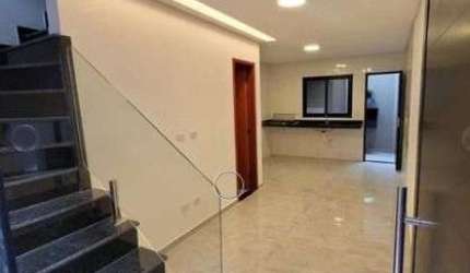 Sobrado com 2 quartos  à venda, 61 m² por R$ 340.000 - Vila Guilhermina - Praia Grande/SP