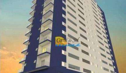 Apartamento com 2 dormitórios à venda, 59 m² por R$ 487.000,00 - Estuário - Santos/SP