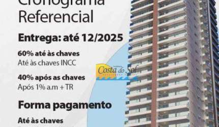 Apartamento com 3 dormitórios à venda, 146 m² por R$ 1.855.000,00 - Aparecida - Santos/SP