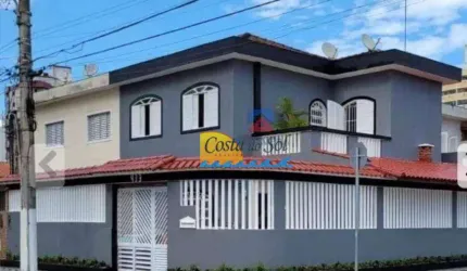 Sobrado com 3 dormitórios para alugar, 130 m² por R$ 7.500,00/mês - Ocian - Praia Grande/SP