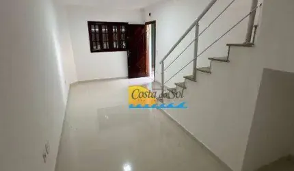 Sobrado com 2 dormitórios à venda, 132 m² por R$ 430.000,00 - Maracanã - Praia Grande/SP