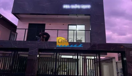 Sobrado com 2 dormitórios à venda, 52 m² por R$ 370.000,00 - Mirim - Praia Grande/SP