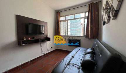 Apartamento com 1 dormitório para alugar, 58 m² por R$ 2.200,00/mês - Vila Guilhermina - Praia Grande/SP