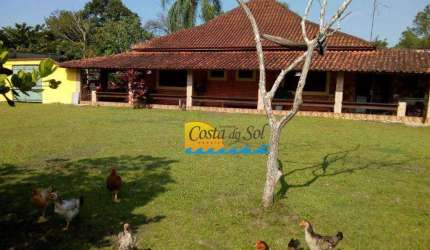 Chácara à venda, 198 m² por R$ 2.500.000,00 - Balneário Itaguaí - Mongaguá/SP