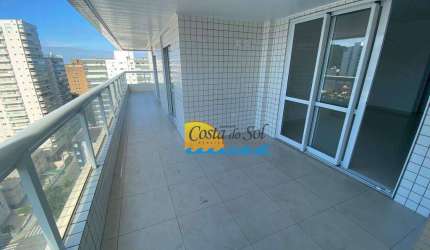 Apartamento com 3 dormitórios à venda, 135 m² por R$ 1.322.583,80 - Canto do Forte - Praia Grande/SP