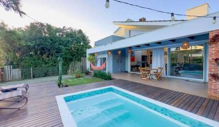 Casa em condomínio fechado com 3 quartos à venda na Ver. Laudelino Antônio Teixeira, 10000, Ibiraquera, Garopaba, 180 m2 por R$ 1.800.000