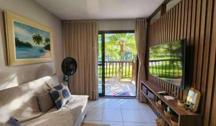 VG Sun Cumbuco, Apartamento, Térreo, 39,53m², 1, decorado e mobiliado.